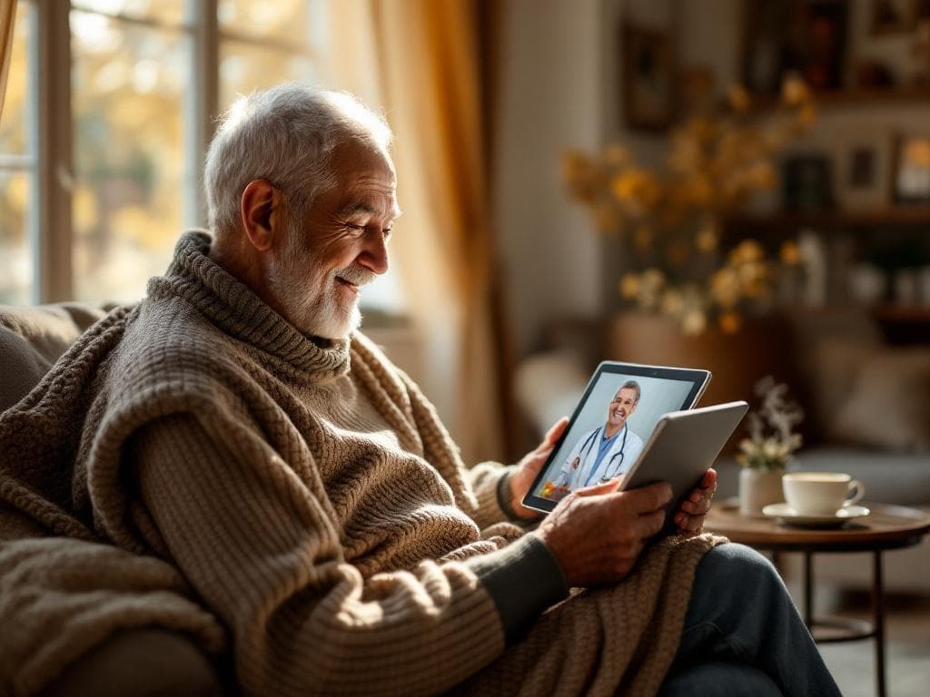 The Role of Telehealth in Senior Home Care: Benefits, Challenges & Best Practices