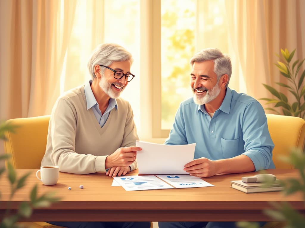 Senior woman smiling while a professional caregiver assists with medication management at home, illustrating compassionate in-ho